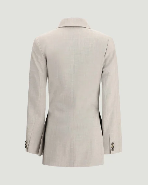 Jacket in Beige Wool — снимка 3