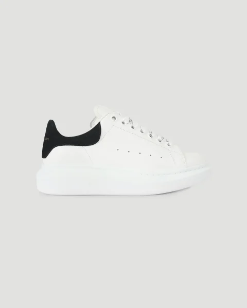 Oversized Sneaker in White and Black