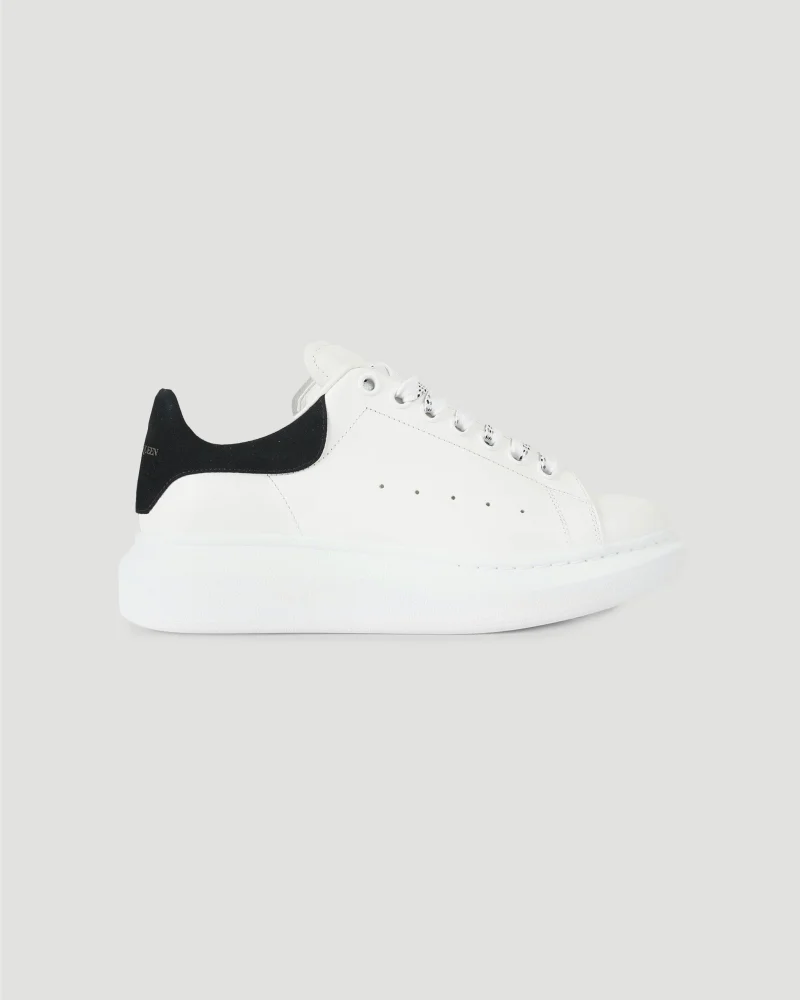 Oversized Sneaker in White and Black