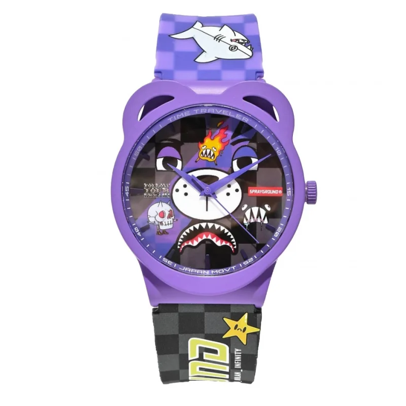 Часовник WTF PURPLE WATCH SPRAYGROUND