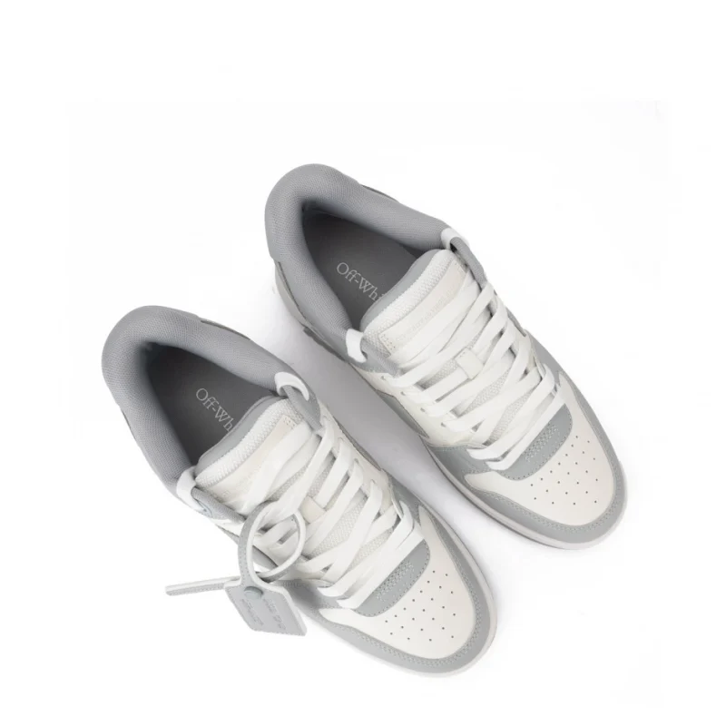 Мъжки сиви сникърси Out Of Office OFF-WHITE — снимка 8