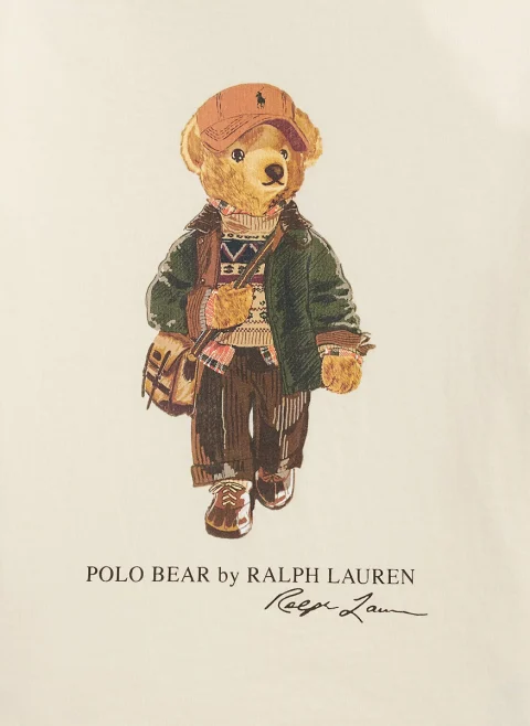 Тишърт с принт 'Polo Bear' Ralph Lauren Kids 2-7 — снимка 4