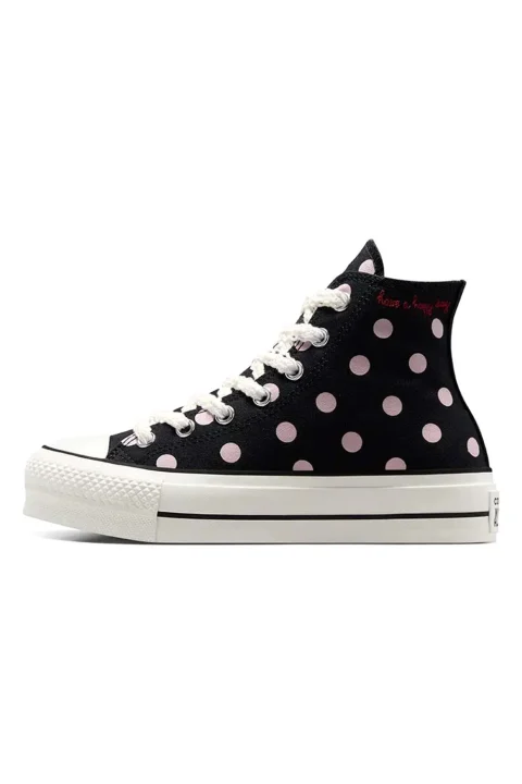 Sneakers Chuck Taylor All Star Lift A10688C 001-black/summit pink/egret — снимка 2