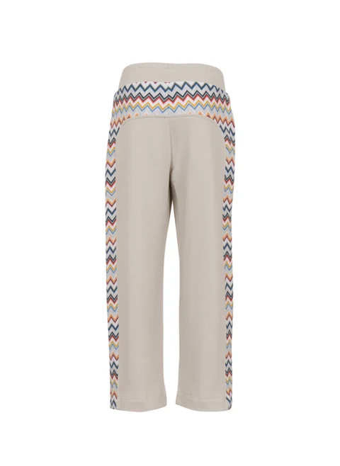 Спортен панталон с контрастни детайли Missoni Kids — снимка 2