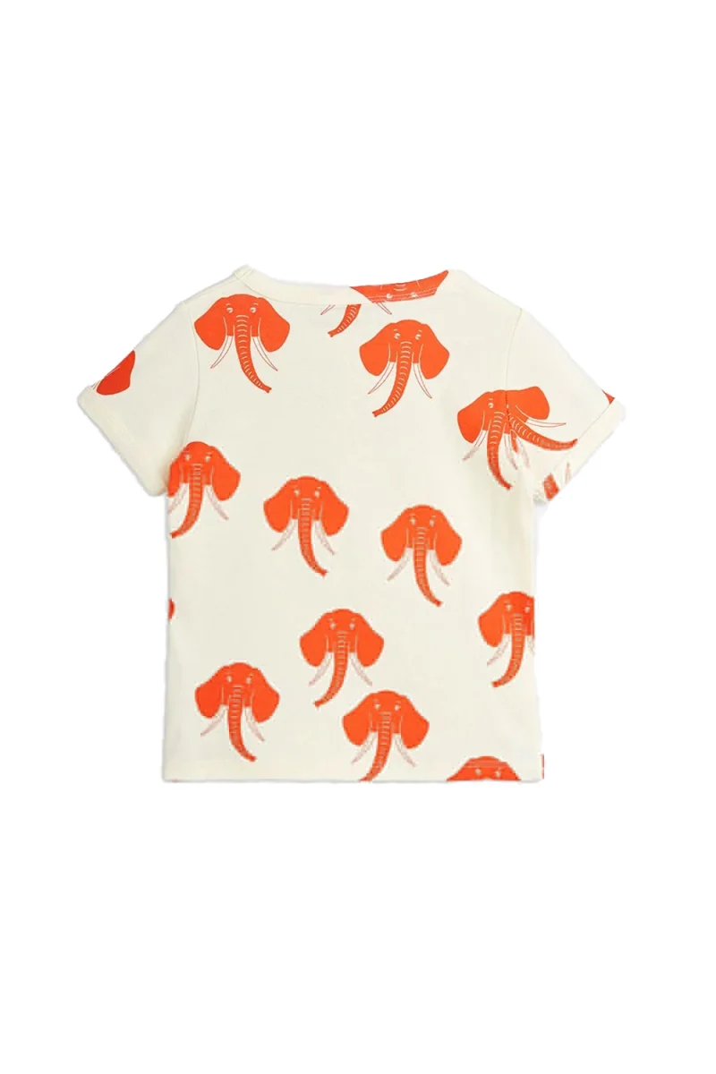 Детски T-shirt Elephants Aop Ss Tee 2222012011 offwhite — снимка 2