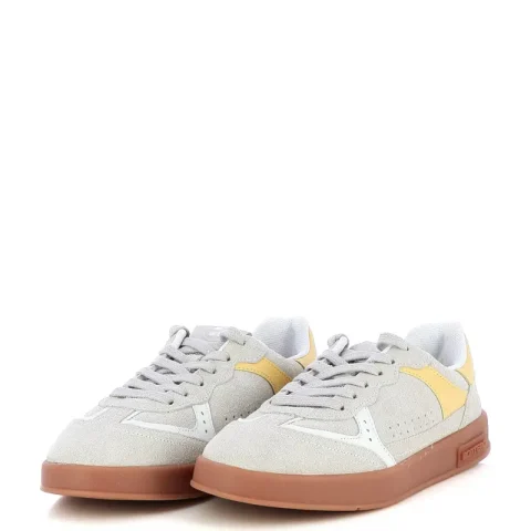 Дамски Сникърс BOTTERO – 364910 BOTSMASH CINZA/AMARELO/PRATA — снимка 3