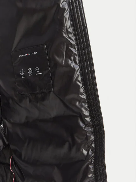 Tommy Hilfiger Пухено яке WW0WW52913 Черен Slim Fit — снимка 7