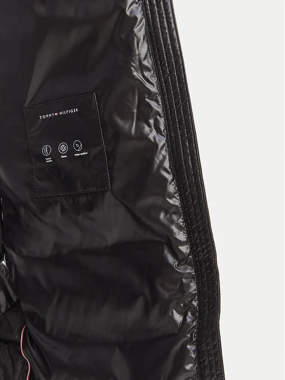 Tommy Hilfiger Пухено яке WW0WW52913 Черен Slim Fit — снимка 7
