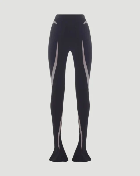 Illusion Trousers in Black — снимка 2