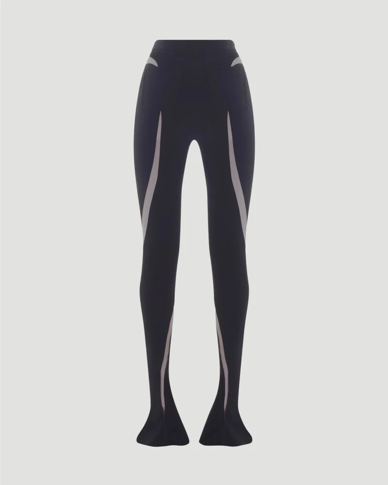Illusion Trousers in Black — снимка 2