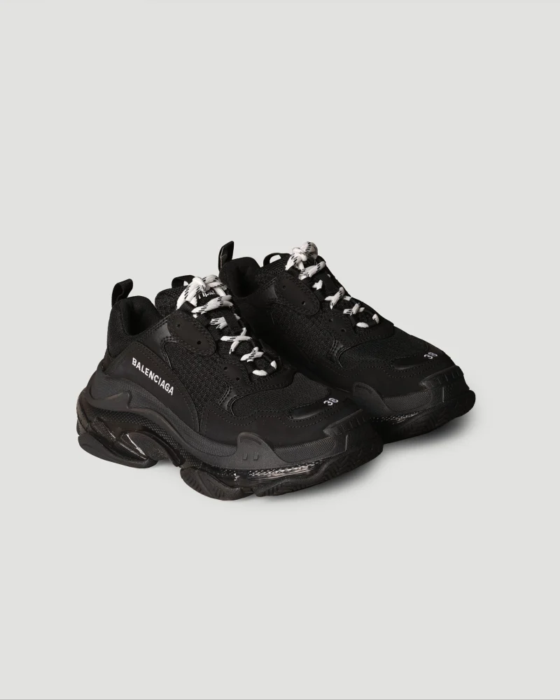 Women's Triple S Clearsole in Black — снимка 2