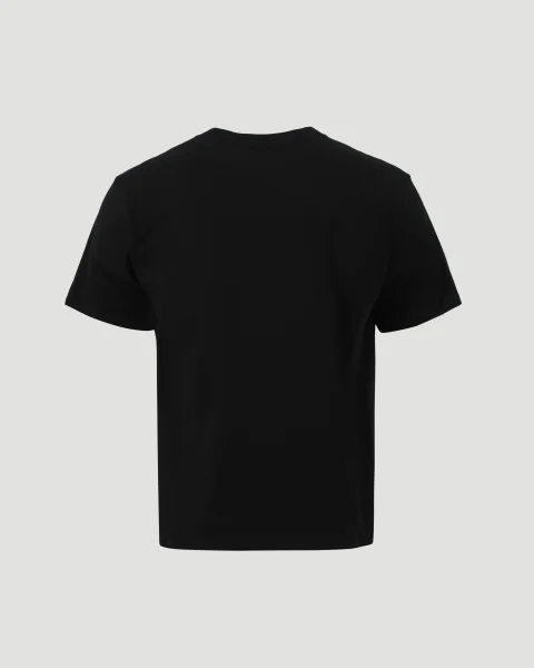 Logo Print T-Shirt in Black — снимка 2