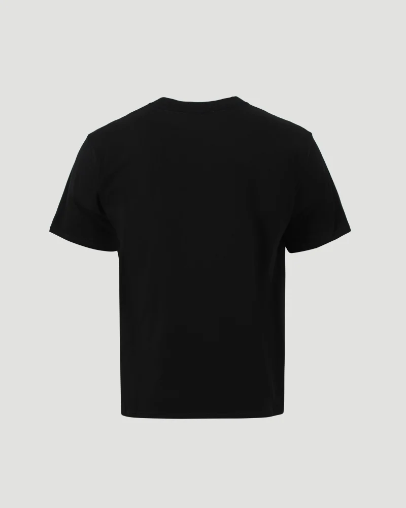 Logo Print T-Shirt in Black — снимка 2