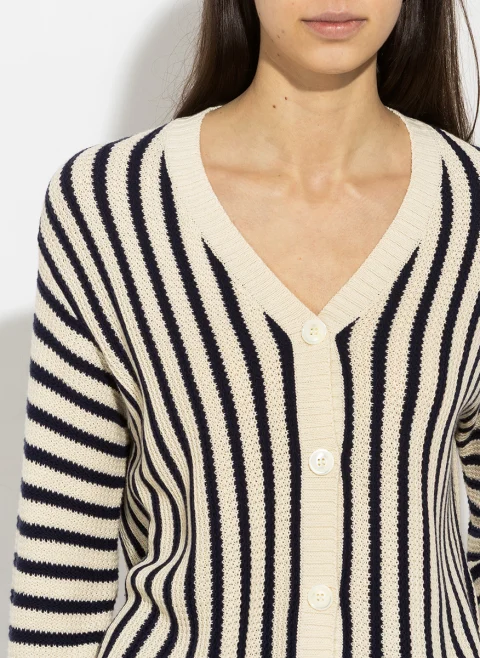 Жилетка от фино плетиво Weekend Max Mara Wkdnicchia — снимка 6