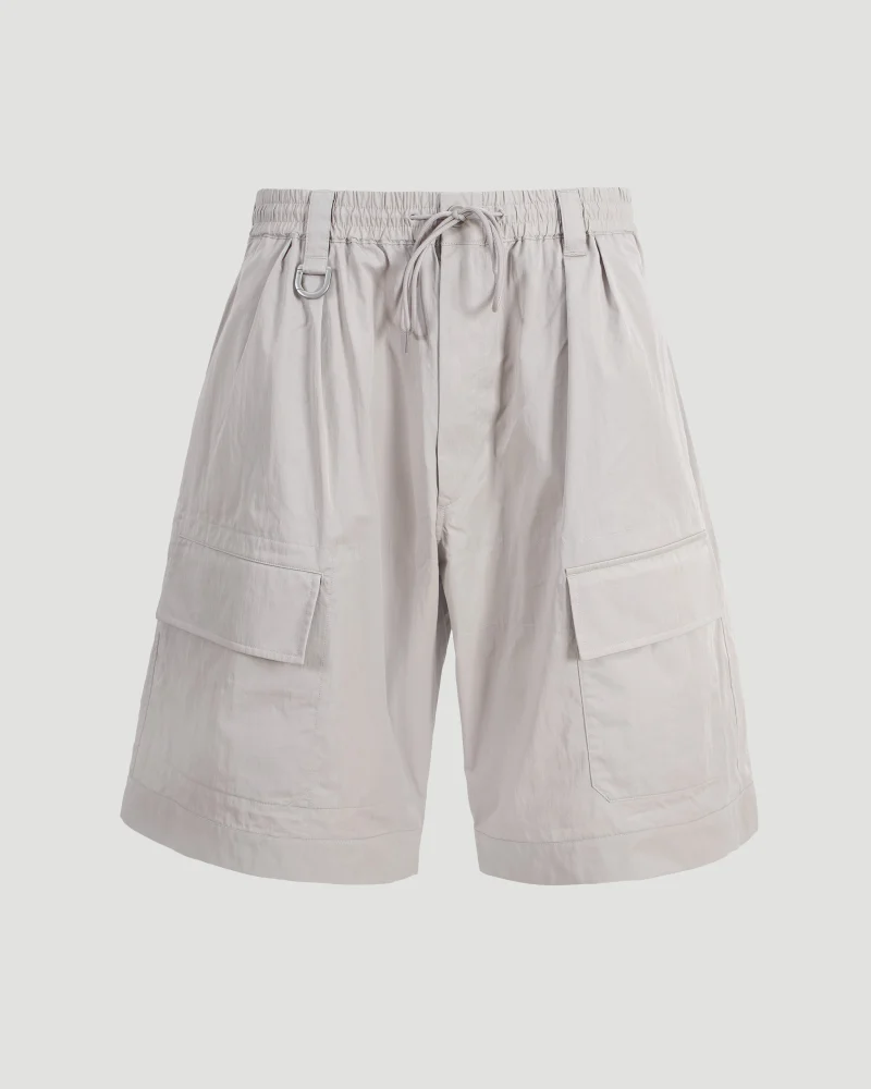 Wide Leg Shorts in Beige