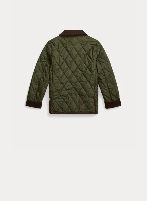 Капитонирано яке с контрастни детайли Ralph Lauren Kids 2-7 — снимка 6