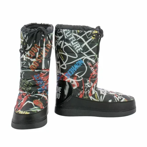 Дамски Спортни Боти MOSCHINO – JA24022G16IP200A ST. GRAFF. NE — снимка 5