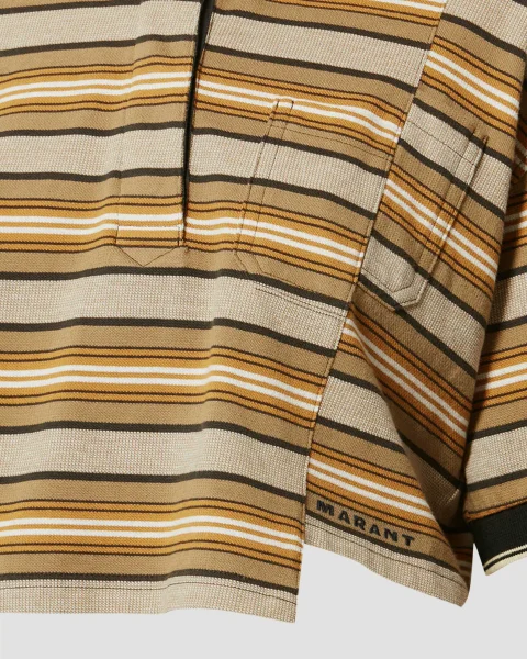Poloshirt Isalyne in Beige — снимка 3