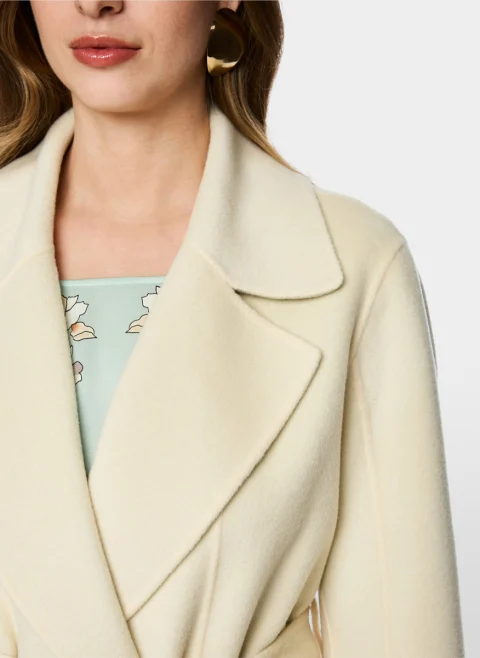 Двулицево палто от вълна Marc Cain Collections — снимка 5