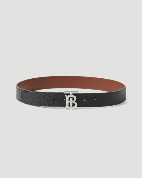 Reversible Leather TB Belt