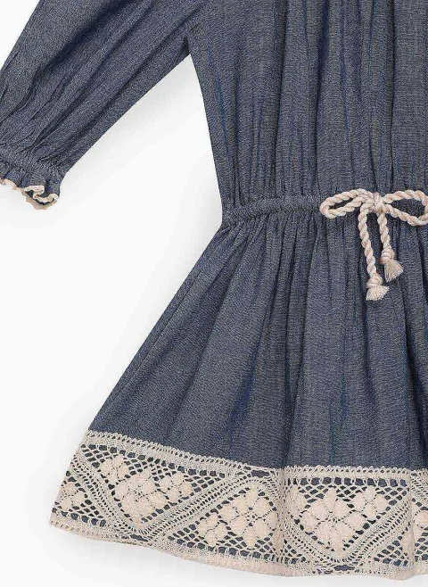 Рокля от памук Zimmermann Kids