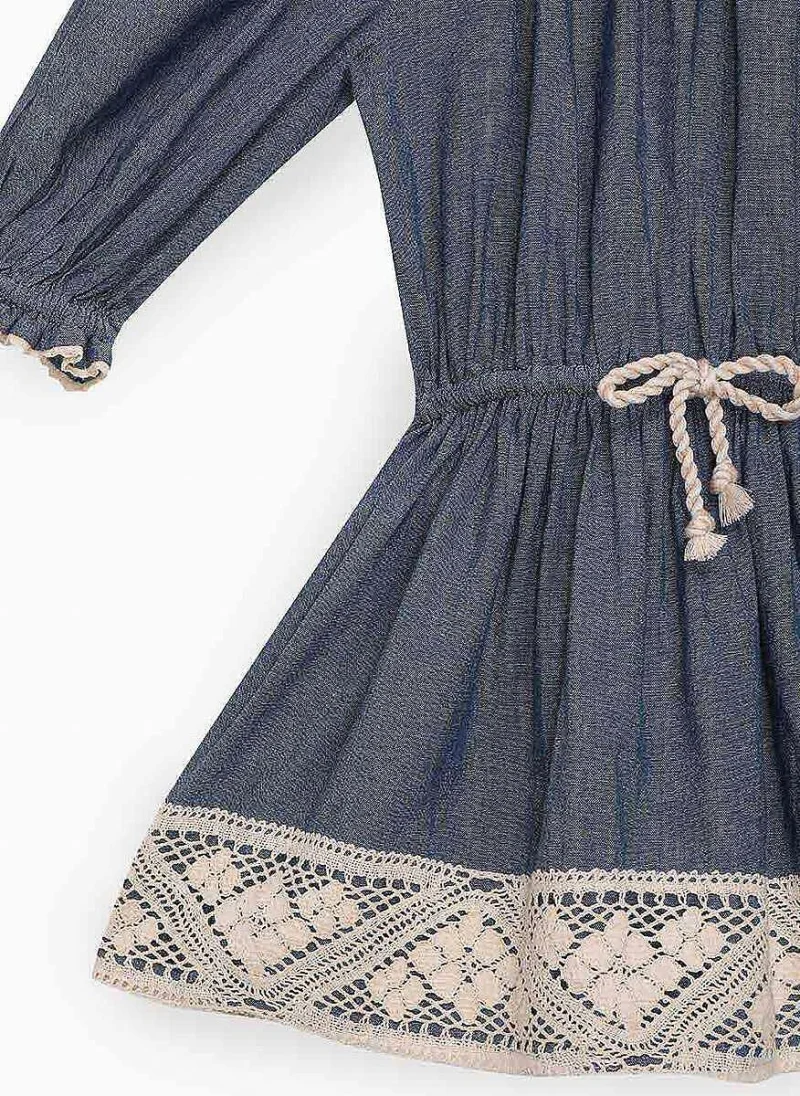 Рокля от памук Zimmermann Kids