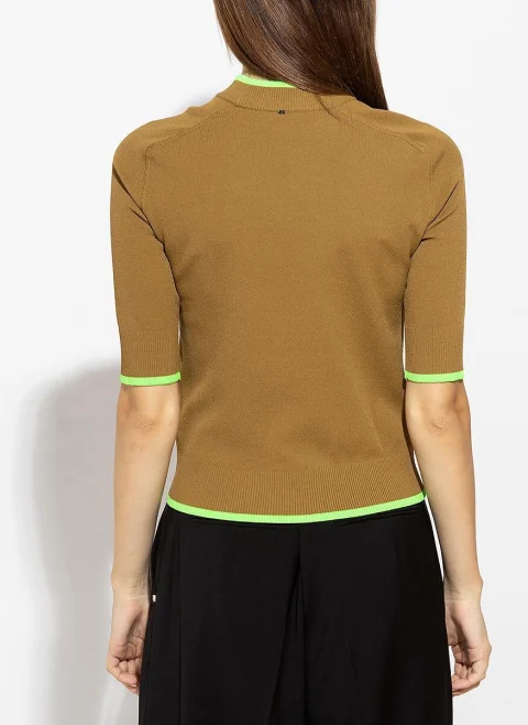 Пуловер с контрастни детайли Sportmax Quito — снимка 2