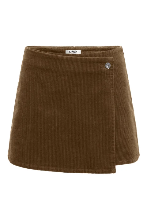 Пола Onlzeva Hw Cord Wrap Skort 15376917 18-1027 TCX bison