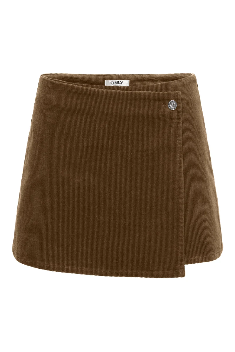 Пола Onlzeva Hw Cord Wrap Skort 15376917 18-1027 TCX bison
