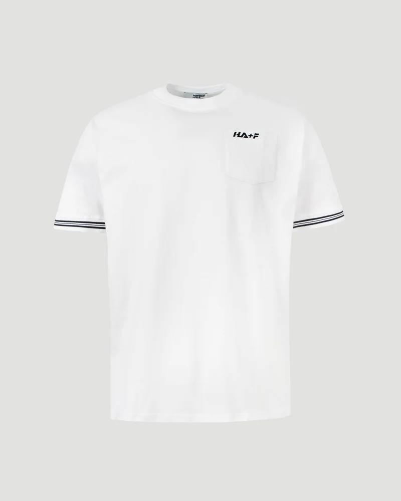 Logo Print Cotton T-Shirt in White