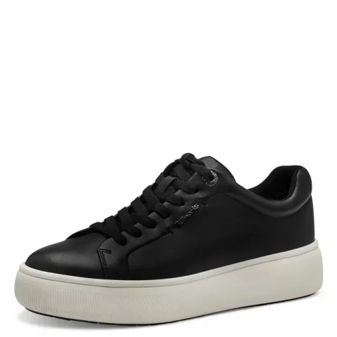 Дамски Сникърс TAMARIS – 1-23736-42-0A3 BLACK LEATHER — снимка 3