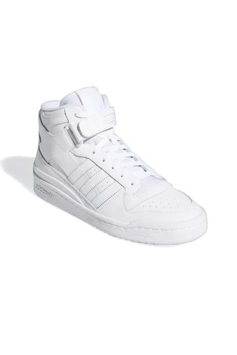Sneakers Forum Mid Ftwwht/Ftwwht/Ftwwht FY4975 white — снимка 2