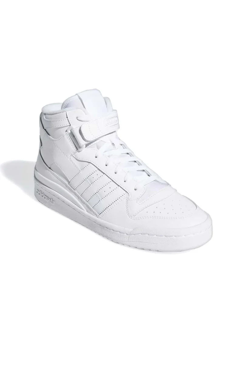 Sneakers Forum Mid Ftwwht/Ftwwht/Ftwwht FY4975 white — снимка 2