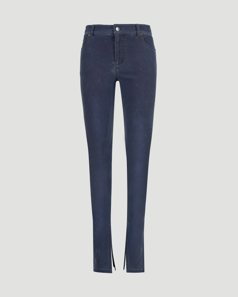 Legging in Denim Trompe-L'oeil