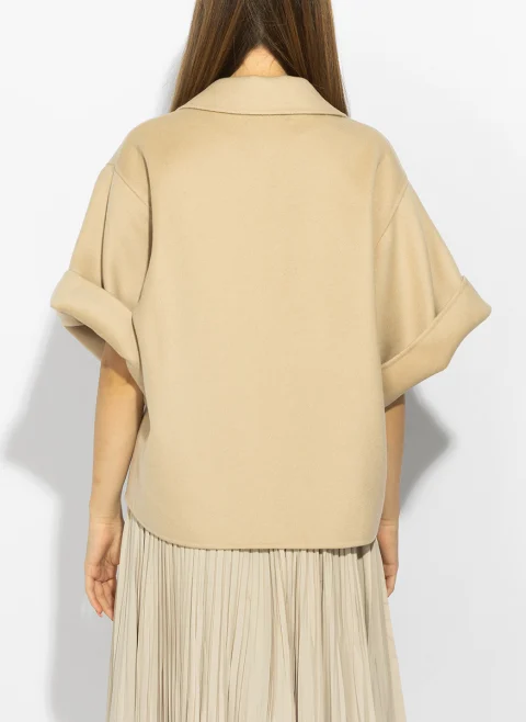 Палто от фина вълна Weekend Max Mara Wkdneo — снимка 9