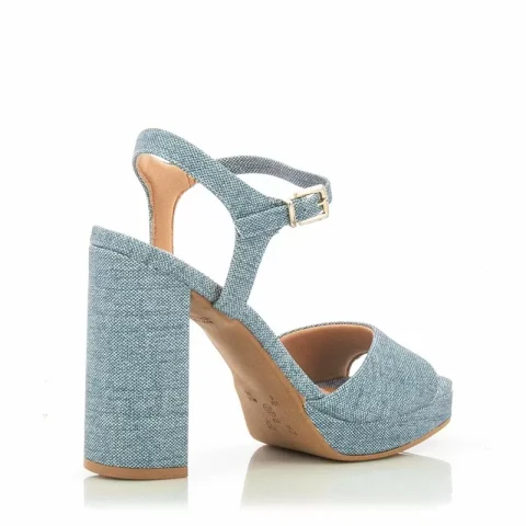 Дамски Сандали На Ток RAMARIM – 2357205 BLUE — снимка 2