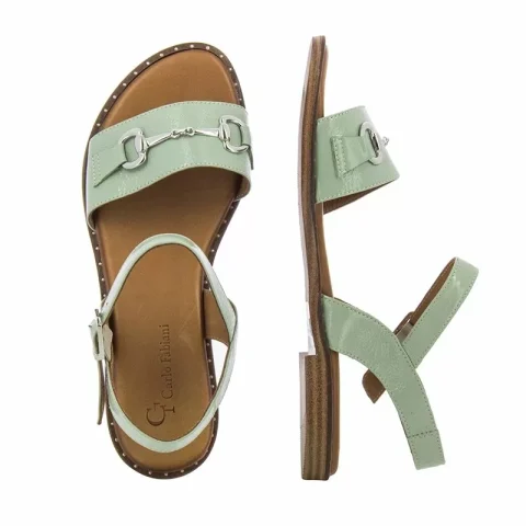 Дамски Равни Сандали CARLO FABIANI – 030-51-2662 SUZZA MINT PATENT — снимка 5