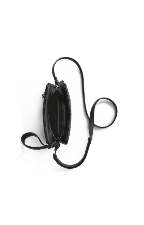 Small Soffietto Bag in Black — снимка 3