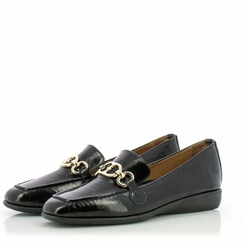 Дамски Лоуфър VERONELLA – 26142209 BLACK CROCCO/BLACK — снимка 2