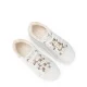 Дамски бели спортни обувки с перли TOSCA BLU — снимка 4