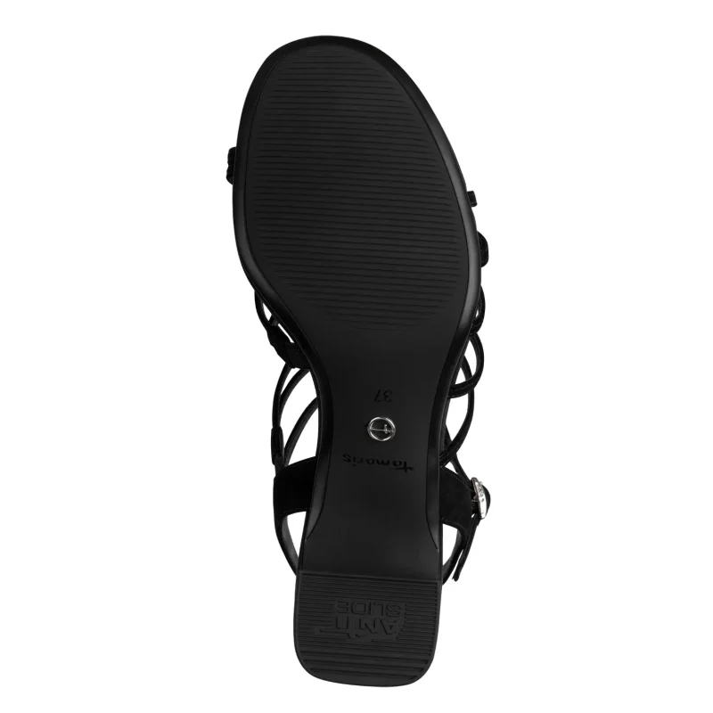 Дамски Сандали На Ток TAMARIS – 1-28325-46-001 BLACK — снимка 5