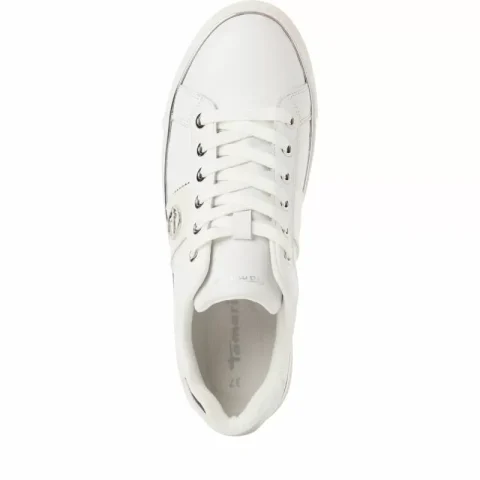 Дамски Сникърс TAMARIS – 1-23724-42-171 WHITE/SILVER_1 — снимка 5
