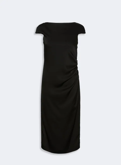 Миди рокля с драперия Max Mara Studio Mstaustero