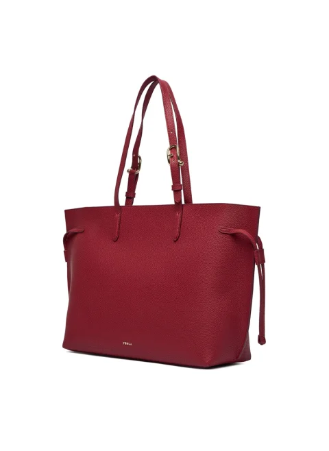 Кожена 'Tote' чанта Furla Ava Ciliegia Nero L — снимка 3