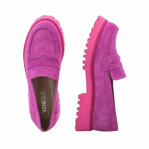 Дамски Лоуфър VENEZIA – 269-596 LEATHER PINK — снимка 5