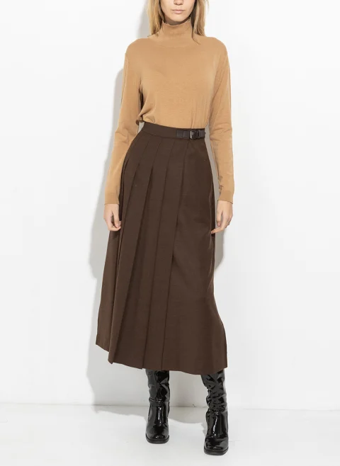 Пуловер с вълна и коприна Weekend Max Mara Kiku — снимка 13