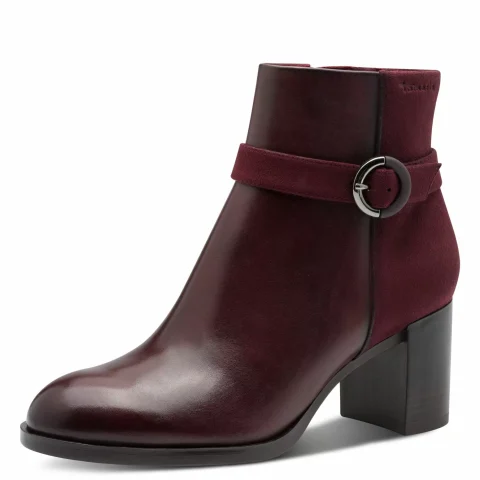 Дамски Боти На Ток TAMARIS – 1-25363-45-537 MERLOT — снимка 3