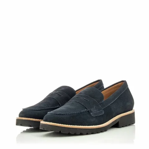 Дамски Мокасини WIRTH – 14352 KAMIK NOBUCK ITALO ELBA BLUE — снимка 3