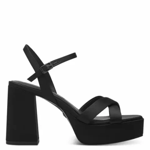Дамски Сандали На Ток TAMARIS – 1-28050-42-001 BLACK