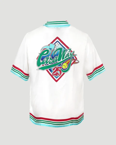 Casa Way World Series Short Sleeve Silk Shirt — снимка 3